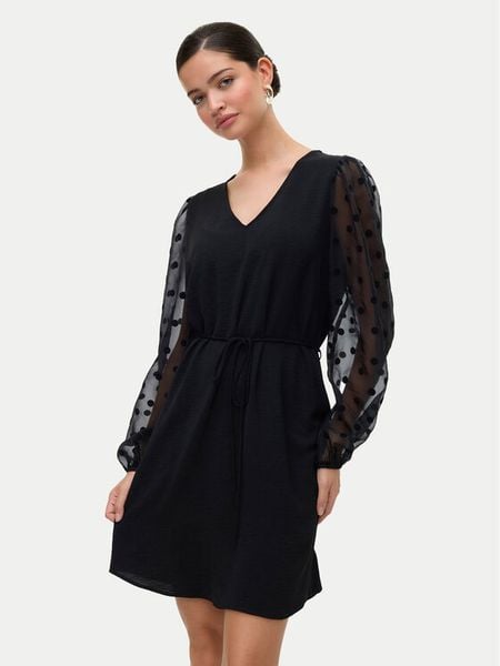 Vero Moda Sukienka koktajlowa Alva 10337473 Czarny Regular Fit. Czarne sukienki damskie Vero Moda, bez wzorów, z syntetyku, wizytowe, bez ramiączek. Za 89.99 zł.