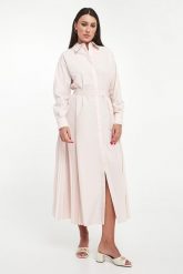 Sukienka szmizjerka TWINSET. Sukienki damskie Twinset Milano, bez wzorów, bez ramiączek. W wyprzedaży za 1,007.20 zł.