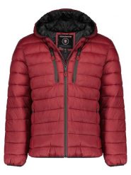 Geographical Norway Kurtka pikowana w kolorze czerwonym rozmiar: S. Czerwone kurtki damskie Geographical Norway, s, bez wzorów, bez kaptura. Za 168.06 zł.