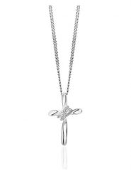 Diamant Exquis Złoty naszyjnik z diamentową zawieszką - dł. 45 cm rozmiar: onesize. Szare naszyjniki damskie Diamant Exquis, z diamentem, złote. Za 1,840.99 zł.