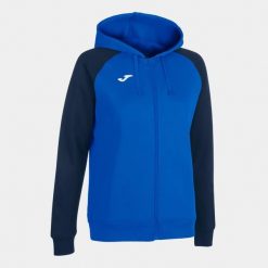 Bluza sportowa damska Joma Academy IV. Niebieskie bluzy damskie Joma, s, bez wzorów, bez kaptura. Za 277.00 zł.