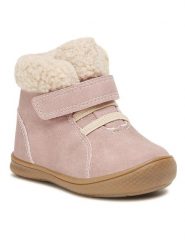 Nelli Blu Kozaki CM211112-69 Różowy. Czerwone kozaki dziewczęce Nelli Blu, bez wzorów, ze skóry, bez obcasa, bez zapięcia. Za 129.99 zł.