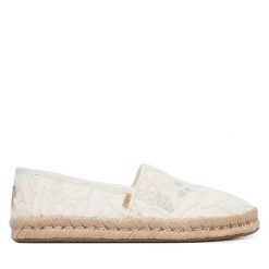 Espadryle Toms. Białe espadryle damskie TOMS, bez wzorów, bez obcasa. Za 349.99 zł.
