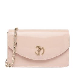 Torebka Eva Minge. Czerwone torebki wieczorowe damskie Eva Minge, bez wzorów, bez dodatków. Za 199.99 zł.