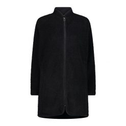 Damska długa kurtka CMP. Czarne kurtki damskie CMP, bez wzorów, bez kaptura. Za 389.00 zł.