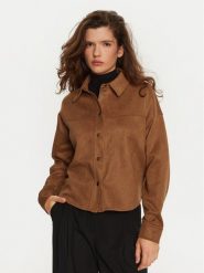 JDY Kurtka z imitacji skóry Sif 15347602 Brązowy Regular Fit. Brązowe kurtki damskie JDY, xs, bez wzorów, ze skóry, bez kaptura. Za 209.99 zł.