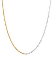 Elli Damska pancerka Basic Canky Chain Bi-Color Trend w pozłacanym srebrze 925 Sterling Silver Naszyjniki 1 ct Damski. Szare naszyjniki damskie Elli, pozłacane. Za 328.09 zł.