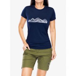 Koszulka merino damska Sensor Merino Active PT Tee SS. Niebieskie koszulki sportowe damskie Sensor, bez wzorów, bez ramiączek. Za 287.99 zł.