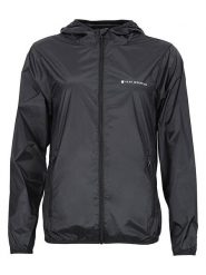 Peak Mountain Kurtka przeciwwiatrowa "Apluie" w kolorze czarnym rozmiar: XL. Czarne kurtki sportowe damskie Peak Mountain, xl, bez wzorów, z materiału, bez kaptura. Za 104.89 zł.
