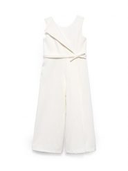 Abel & Lula Kombinezon 5201 Biały Regular Fit. Białe sukienki dziewczęce Abel & Lula, bez wzorów, z syntetyku, bez ramiączek. Za 399.99 zł.