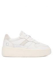 D.A.T.E. Sneakersy Court Platform V. Calf W431-CP-VC Biały. Białe obuwie sportowe damskie D.A.T.E., ze skóry, bez zapięcia. Za 869.99 zł.