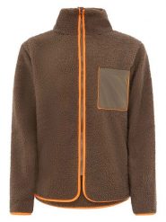 Zwillingsherz Kurtka polarowa "Classic" w kolorze brązowym rozmiar: M. Brązowe kurtki damskie Zwillingsherz, m, bez wzorów, z polaru, bez kaptura. Za 130.99 zł.