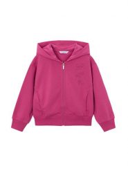 Mayoral Bluza 3457 Różowy Regular Fit. Czerwone bluzy dziewczęce Mayoral, bez wzorów, z syntetyku, bez ramiączek, bez kaptura. Za 129.99 zł.