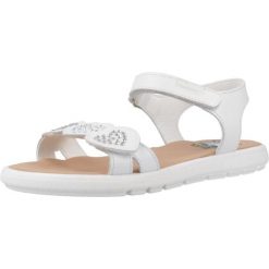 Sandały PABLOSKY 430300P Biały. Białe sandały damskie Pablosky, bez wzorów, ze skóry, bez obcasa, bez zapięcia. Za 232.99 zł.