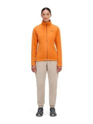 Berghaus Kurtka polarowa "Prism" w kolorze pomarańczowym rozmiar: 44. Pomarańczowe kurtki damskie Berghaus, bez wzorów, z polaru, bez kaptura. Za 200.13 zł.