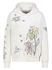 Sublevel Bluza w kolorze białym rozmiar: XS. Białe bluzy damskie Sublevel, xs, bez wzorów, z kapturem. Za 113.99 zł.