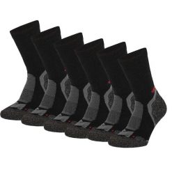 Skarpety turystyczne dla dorosłych Xtreme Wełna Merino, 6 szt. Czarne skarpetki damskie XTREME SOCKSWEAR, bez wzorów, z wełny. Za 203.99 zł.