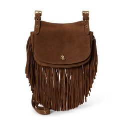 Torebka LAUREN RALPH LAUREN. Brązowe listonoszki damskie Lauren Ralph Lauren, bez wzorów, bez dodatków. Za 1,799.00 zł.
