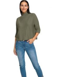 Heine Sweter w kolorze zielonym rozmiar: 40. Zielone swetry klasyczne damskie Heine, bez kołnierzyka. Za 43.99 zł.