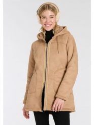 G.I.G.A. DX by KILLTEC Dwustronna parka w kolorze beżowym rozmiar: 48. Brązowe parki damskie G.I.G.A. DX by KILLTEC, z polaru, bez kaptura. Za 260.99 zł.