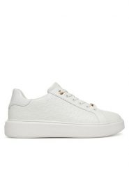 TWINSET Sneakersy 251TCP01C Biały. Białe obuwie sportowe damskie Twinset, ze skóry, bez zapięcia. Za 409.99 zł.