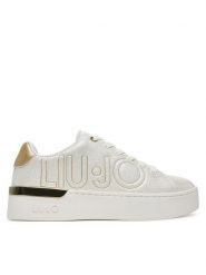 Liu Jo Sneakersy 4A5703 EX099 Biały. Białe obuwie sportowe damskie Liu Jo, ze skóry, bez zapięcia. Za 559.99 zł.