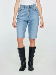 Szorty jeansowe damskie niebieskie eria 286. Niebieskie szorty damskie Big Star, bez wzorów, z jeansu. W wyprzedaży za 29.99 zł.