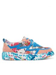 Laura Vita Sneakersy Soleno 06 Niebieski. Niebieskie obuwie sportowe damskie LAURA VITA, ze skóry, bez zapięcia. Za 499.99 zł.