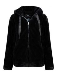 Geographical Norway Kurtka polarowa "Urose" w kolorze czarnym rozmiar: M. Czarne kurtki damskie Geographical Norway, m, bez wzorów, z polaru, bez kaptura. Za 197.17 zł.