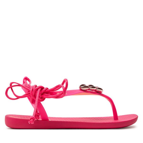 Sandały Ipanema. Czerwone sandały damskie Ipanema, bez wzorów, bez obcasa, na płaskiej podeszwie, bez zapięcia. Za 169.99 zł.