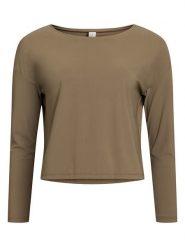 Rethinkit Koszulka sportowa "Vigga" w kolorze khaki rozmiar: S. Brązowe koszulki sportowe damskie Rethinkit, s, bez wzorów, z materiału, bez ramiączek, outdoorowe. Za 133.95 zł.