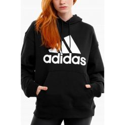 Adidas bluza damska z kapturem dresowa roz.S. Czarne bluzy damskie Adidas, l, bez wzorów, z bawełny, z kapturem. Za 223.00 zł.