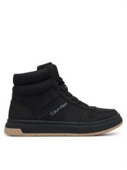 Calvin Klein Sneakersy V3X9-83466-1978 M Czarny. Czarne buty sportowe chłopięce Calvin Klein, ze skóry, bez zapięcia. Za 439.99 zł.