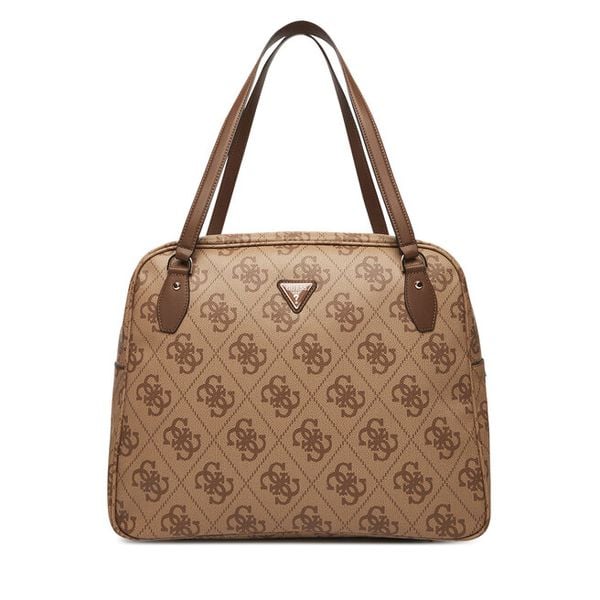 Torba Guess. Brązowe torby podróżne Guess, z aplikacjami. Za 439.99 zł.