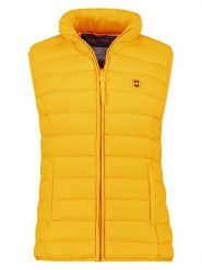 ANAPURNA Kamizelka pikowana "Vakitalana" w kolorze musztardowym rozmiar: M. Żółte kamizelki damskie ANAPURNA, m, bez wzorów, bez kaptura. Za 113.99 zł.