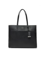 Calvin Klein Torebka Ck Must Medium Shopper_Caviar K60K613086 Czarny. Czarne torebki klasyczne damskie Calvin Klein, ze skóry, bez dodatków. Za 349.99 zł.