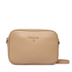 Torebka Patrizia Pepe. Brązowe listonoszki damskie Patrizia Pepe, bez wzorów, bez dodatków. Za 689.99 zł.