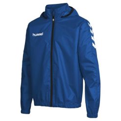 Kurtka ortalionowa sportowa dla dorosłych Hummel Core Spray Jacket. Niebieskie kurtki sportowe damskie Hummel, m, bez wzorów, z materiału, z kapturem. Za 80.00 zł.