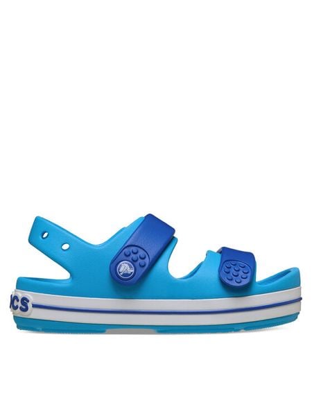 Crocs Sandały Crocband Cruiser Sandal K 209423 Niebieski. Niebieskie sandały chłopięce Crocs, z tworzywa sztucznego, bez zapięcia. Za 170.99 zł.