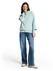 Tom Tailor Bluza w kolorze turkusowym rozmiar: M. Niebieskie bluzy damskie Tom Tailor, m, bez wzorów, z kapturem. Za 129.95 zł.
