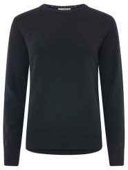 Zwillingsherz Kaszmirowy sweter w kolorze czarnym rozmiar: M. Czarne swetry klasyczne damskie Zwillingsherz, m, z kaszmiru, bez kołnierzyka. Za 259.13 zł.