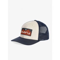 Czapka z daszkiem Kavu Above Standard - river wild. Niebieskie czapki z daszkiem damskie KAVU, bez wzorów. Za 114.99 zł.