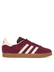 Adidas Sneakersy Gazelle KK2637 Fioletowy. Fioletowe obuwie sportowe damskie Adidas, ze skóry, bez zapięcia. Za 479.99 zł.