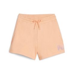 Szorty damskie Puma Ess+ Summr. Brązowe spodenki sportowe damskie Puma, na lato, m, bez wzorów, z materiału, na fitness i siłownię. Za 148.90 zł.