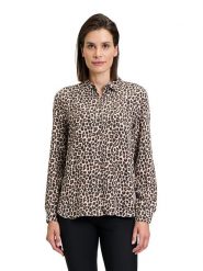 Betty Barclay Bluzka w kolorze beżowo-brązowo-szarym rozmiar: 36. Brązowe bluzki damskie Betty Barclay, bez wzorów, z wiskozy, bez kołnierzyka, bez ramiączek. Za 87.19 zł.