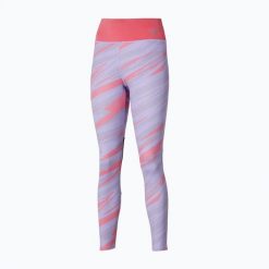 Legginsy do biegania damskie Mizuno 7/8 Printed. Fioletowe legginsy damskie Mizuno, m, bez wzorów, z elastanu. Za 179.99 zł.