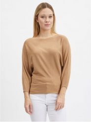 Orsay Sweter w kolorze beżowym rozmiar: S. Brązowe swetry klasyczne damskie Orsay, s, bez kołnierzyka. Za 34.99 zł.