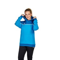 Sweat bluza z kapturem dla kobiet Erima Change. Niebieskie bluzy damskie Erima, na zimę, bez wzorów, z kapturem. W wyprzedaży za 293.50 zł.