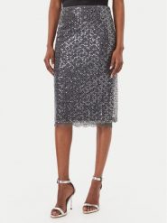 Marella Spódnica midi Agevole 2623776034 Szary Regular Fit. Szare spódnice damskie Marella, xl, bez wzorów, z syntetyku, midi. Za 984.99 zł.