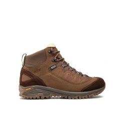 Wysokie buty trekkingowe Lomer Sella MTX Nubuck. Brązowe obuwie trekkingowe damskie Lomer, z gumy, przed kolano, bez zapięcia. Za 611.00 zł.